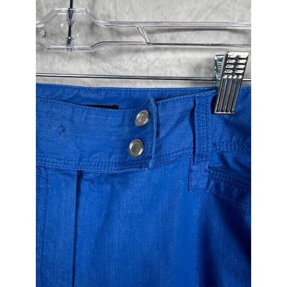Larry Levine Women's Size 14 Double Snap Straight Leg Blue Jeans - Picture 4 of 9